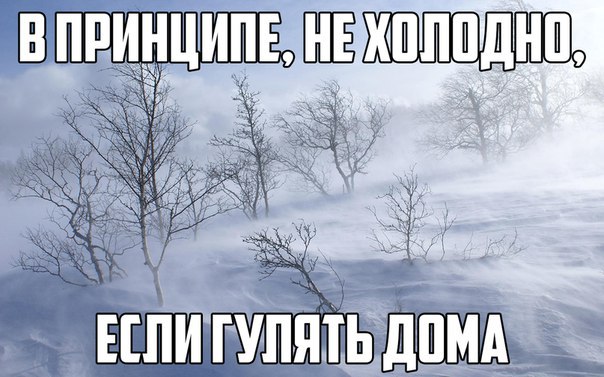 В принципе не холодно если гулять дома